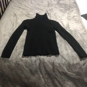 Women’s black Ralph Lauren turtleneck